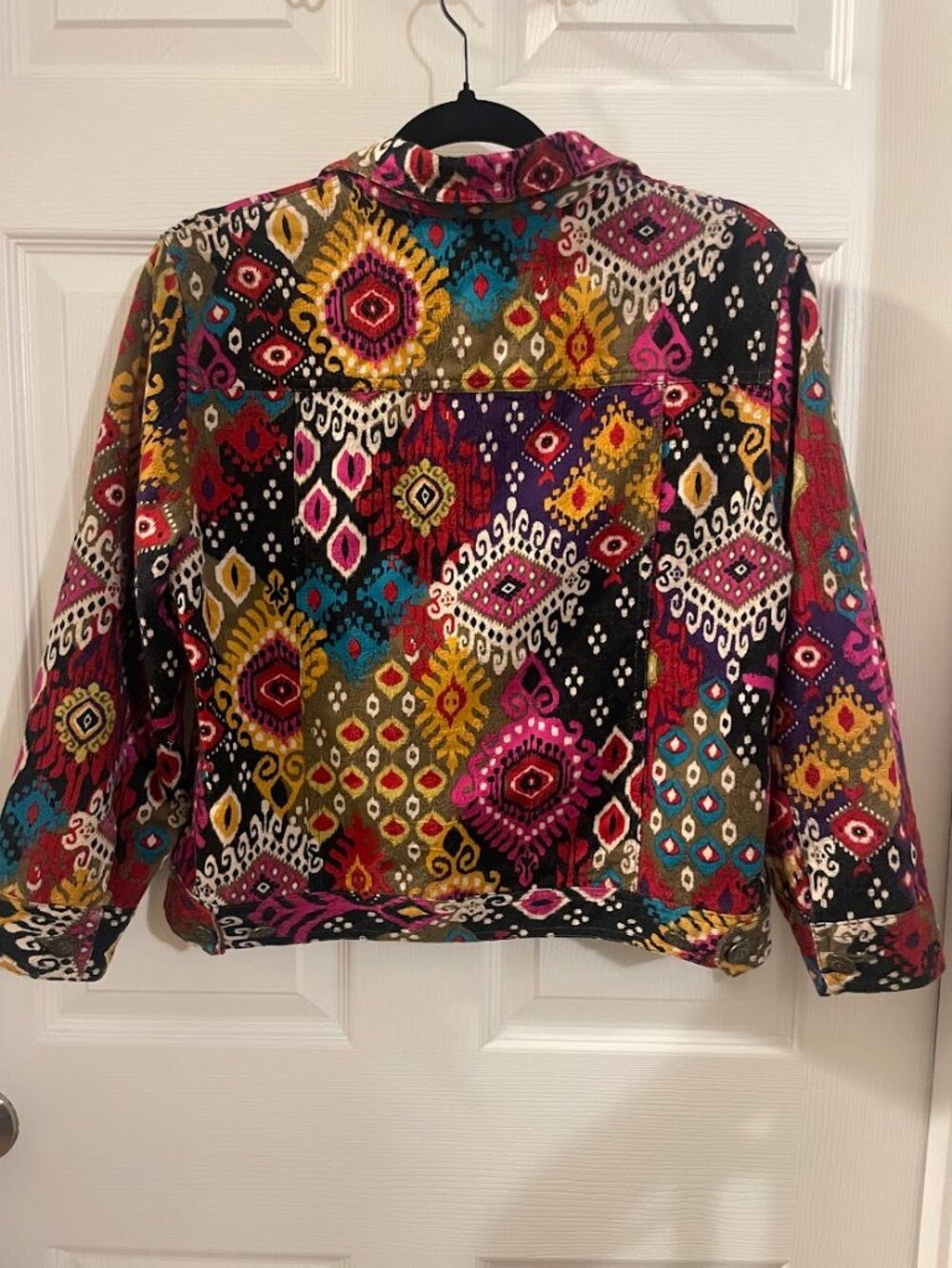 Ruby Rd Bright Colored Button Up Jacket - Picture 2 of 7